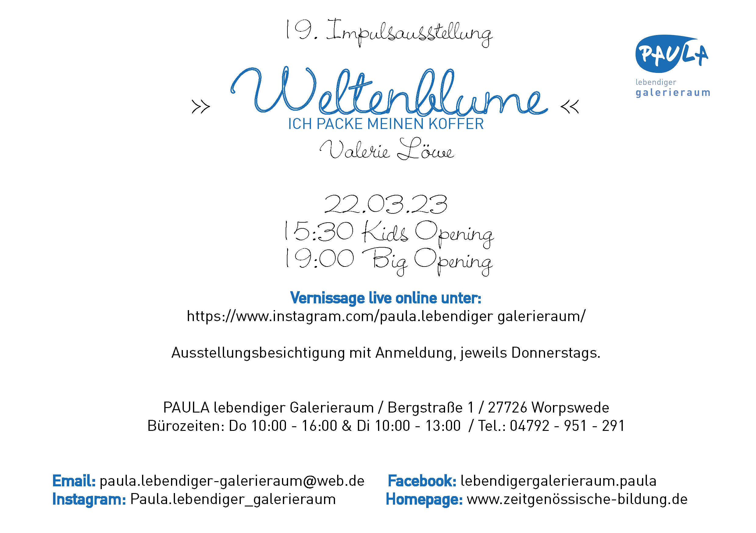 Impuls Flyer WELTENBLUME2